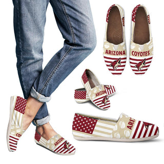 American Flag Arizona Coyotes Casual Shoes