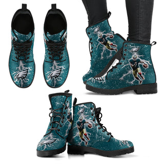 Player Running Inspring Fast Philadelphia Eagles Boots