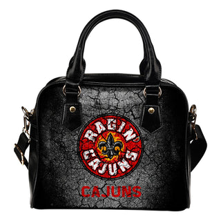 Wall Break Louisiana Ragin' Cajuns Shoulder Handbags Women Purse