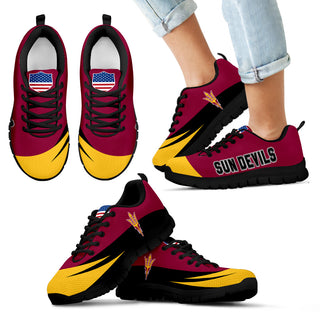 Awesome Gift Logo Arizona State Sun Devils Sneakers