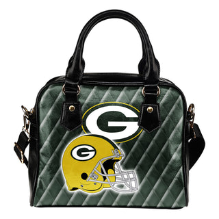 Couple Helmet Enchanting Logo Green Bay Packers Shoulder Handbags