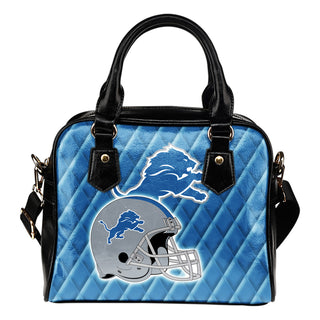 Couple Helmet Enchanting Logo Detroit Lions Shoulder Handbags