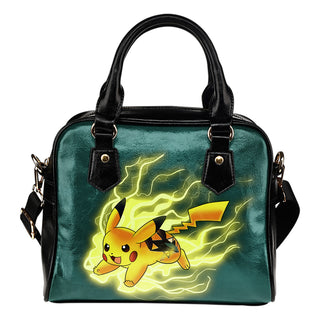 Pikachu Angry Moment San Jose Sharks Shoulder Handbags
