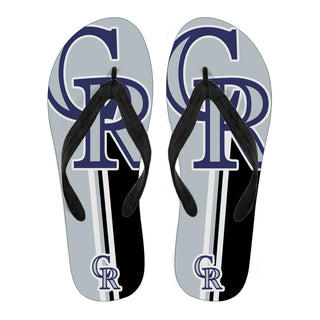 Colorado Rockies Fan Gift Two Main Colors Flip Flops