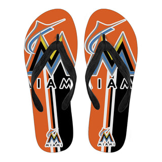 Miami Marlins Fan Gift Two Main Colors Flip Flops