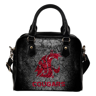 Wall Break Washington State Cougars Shoulder Handbags Women Purse