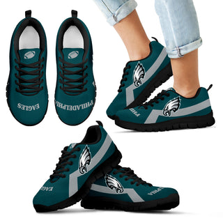 Philadelphia Eagles Line Logo Sneakers