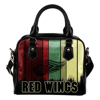 Vintage Silhouette Detroit Red Wings Purse Shoulder Handbag