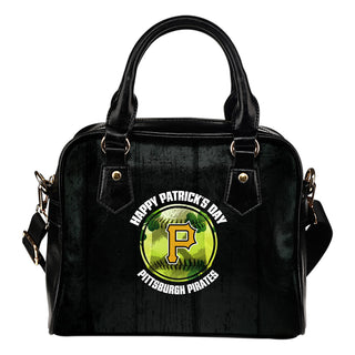 Retro Scene Lovely Shining Patrick's Day Pittsburgh Pirates Shoulder Handbags