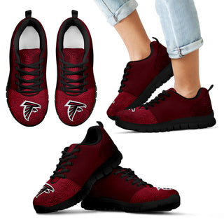 Seamless Line Magical Wave Beautiful Atlanta Falcons Sneakers