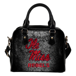 Wall Break Ole Miss Rebels Shoulder Handbags Women Purse