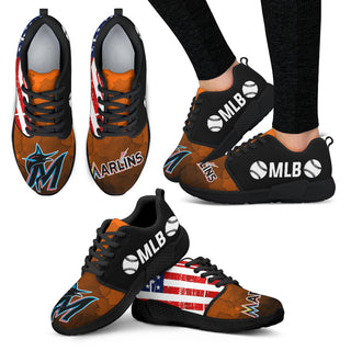 Simple Fashion Miami Marlins Shoes Athletic Sneakers