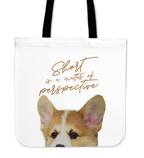 Look At Me Corgi Tote Bags