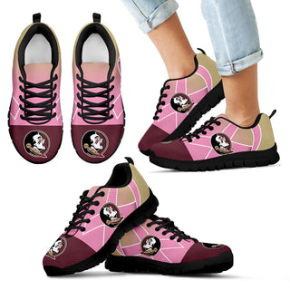 Florida State Seminoles Cancer Pink Ribbon Sneakers