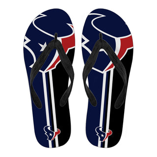 Houston Texans Fan Gift Two Main Colors Flip Flops