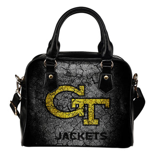 Wall Break Georgia Tech Yellow Jackets Shoulder Handbags Women Purse