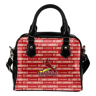 Nice Little Logo St. Louis Cardinals Shoulder Handbags
