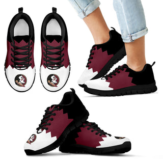 Incredible Line Zig Zag Disorder Beautiful Florida State Seminoles Sneakers