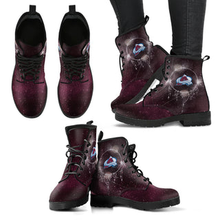 Secret Green Sun And Moon Dreamcatcher Colorado Avalanche Boots