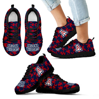 Puzzle Logo With Arizona Wildcats Sneakers