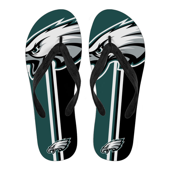 eagles flip flops