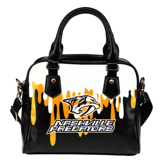 Color Leak Down Colorful Nashville Predators Shoulder Handbags