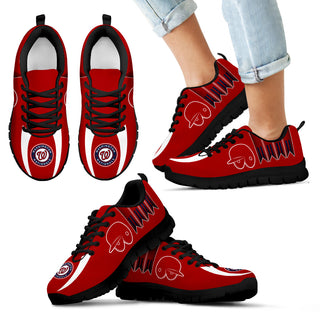 Vintage Four Flags With Streaks Washington Nationals Sneakers