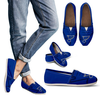 Enormous Logo Mix Tiny Logo Fantastic St. Louis Blues Casual Shoes