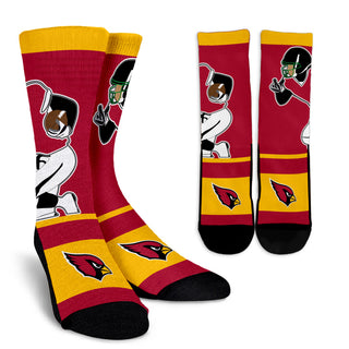 Talent Player Fast Cool Air Comfortable Arizona Cardinals Socks