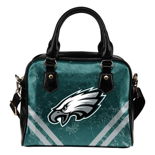 Couple Curves Light Good Logo Philadelphia Eagles Shoulder Handbags