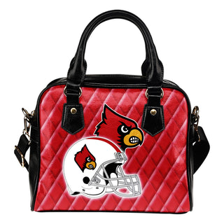 Couple Helmet Enchanting Logo Louisville Cardinals Shoulder Handbags