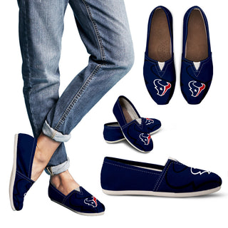 Enormous Logo Mix Tiny Logo Fantastic Houston Texans Casual Shoes