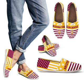 American Flag Arizona State Sun Devils Casual Shoes