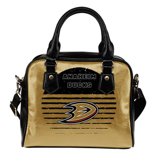 Back Fashion Round Charming Anaheim Ducks Shoulder Handbags