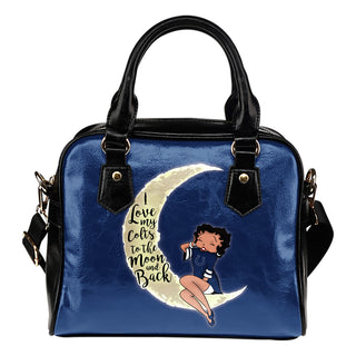BB I Love My Indianapolis Colts To The Moon And Back Shoulder Handbags Women Purse