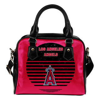 Back Fashion Round Charming Los Angeles Angels Shoulder Handbags