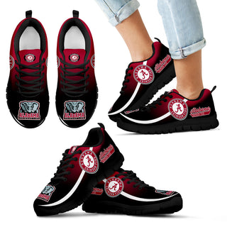 Mystery Straight Line Up Alabama Crimson Tide Sneakers