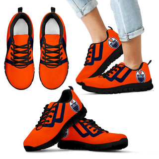 Line Bottom Straight Edmonton Oilers Sneakers
