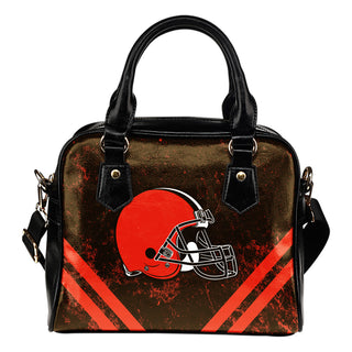 Couple Curves Light Good Logo Cleveland Browns Shoulder Handbags