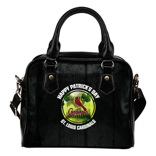 Retro Scene Lovely Shining Patrick's Day St. Louis Cardinals Shoulder Handbags
