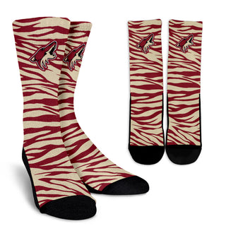 Camo Background Good Superior Charming Arizona Coyotes Socks