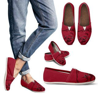 Enormous Logo Mix Tiny Logo Fantastic Arkansas Razorbacks Casual Shoes