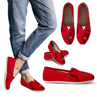 Enormous Logo Mix Tiny Logo Fantastic Louisville Cardinals Casual Shoes
