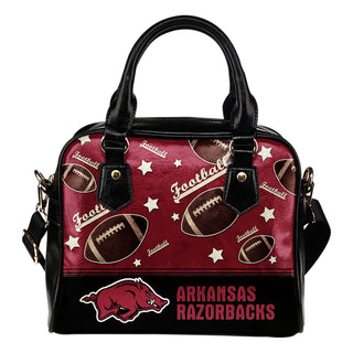 Personalized American Football Awesome Arkansas Razorbacks Shoulder Handbag