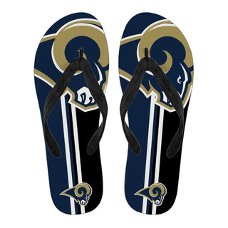 Los Angeles Rams Fan Gift Two Main Colors Flip Flops