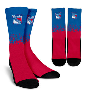 Exquisite Fabulous Pattern Little Pieces New York Rangers Crew Socks