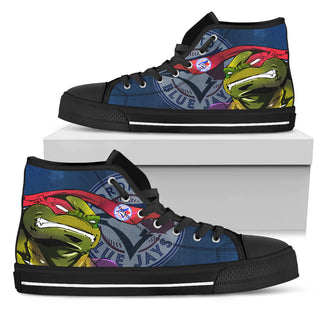 Turtle Toronto Blue Jays Ninja High Top Shoes