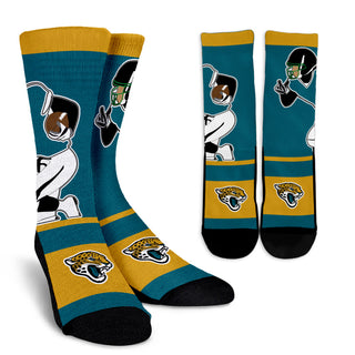 Talent Player Fast Cool Air Comfortable Jacksonville Jaguars Socks