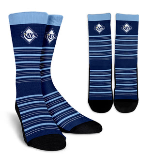Amazing Circle Charming Tampa Bay Rays Crew Socks
