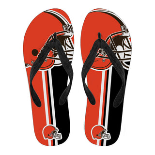 Cleveland Browns Fan Gift Two Main Colors Flip Flops